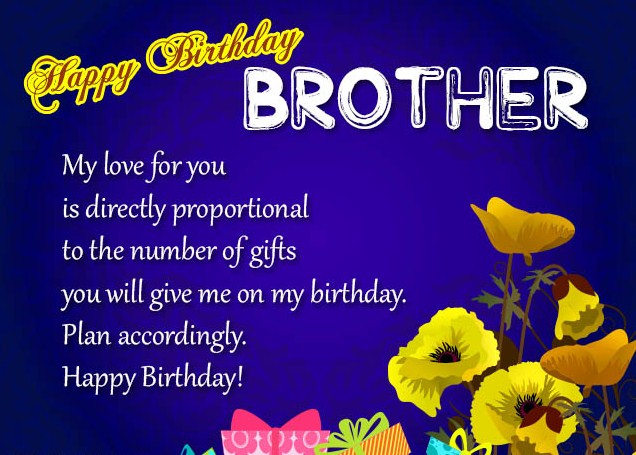 Lovely Images For Wishing Happy Birthday Brother 2020